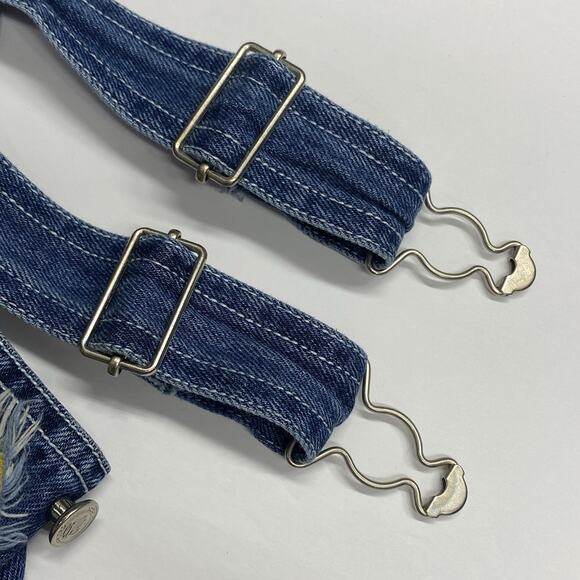 Vintage Disney Winnie the Pooh 100 Acre Collection Denim Overalls Sz 2T - Picture 10 of 14